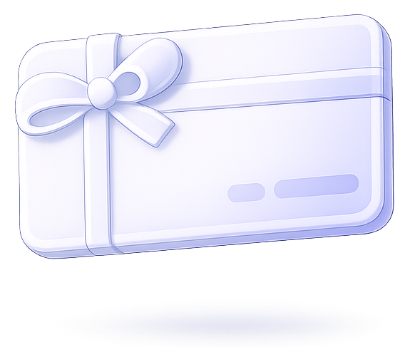 Digital gift cards icon