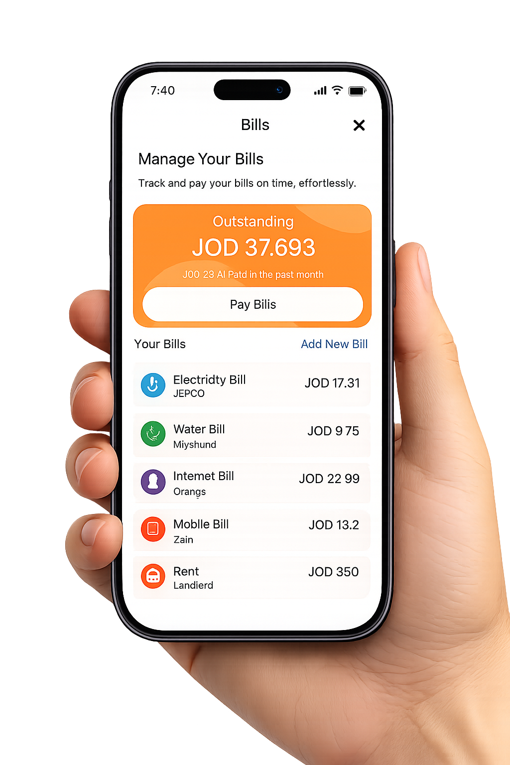 Walyt payment review screen preview